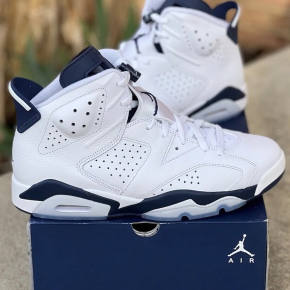 Nike Air Jordan 6 Retro Midnight Navy 2022 Mens 11 - Picture 6 of 6